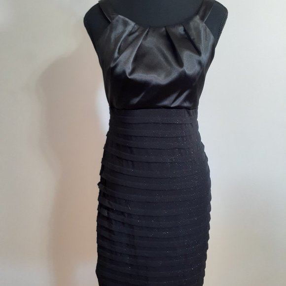 Robe de soirées noire taille Small Laura - Picture 5 of 6